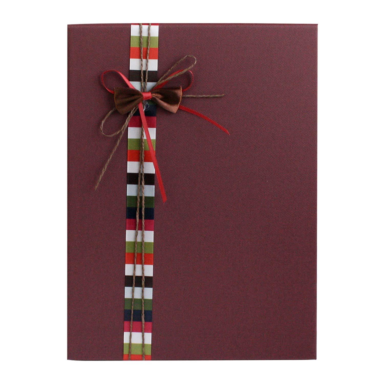 Emartbuy Rigid Gift Box with Ribbon, Rectangular Quality